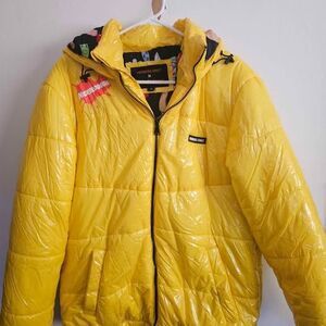 Members Only x Nickelodeon Spongebob puffer coat medium